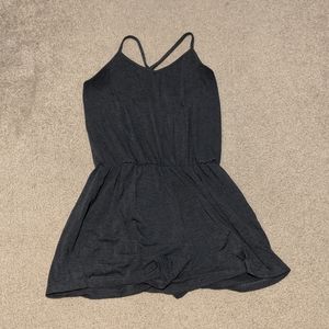 Gray romper